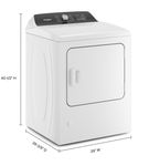 Whirlpool 7.0 Cu. Ft. Top Load Electric Moisture Sensing Dryer with Steam