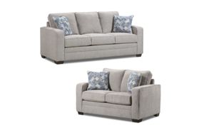 Lane Furniture Copeland Putty Sofa and Loveseat