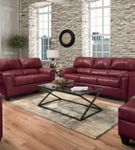 Lane Furniture Crimson Sofa and Loveseat- Sample Room View