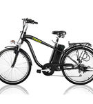 NAKTO Camel Black 26 Inch Men's City Electric Bicycle