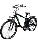 NAKTO Camel Black 26 Inch Men's City Electric Bicycle - Side Angle View