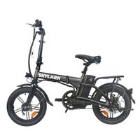 NAKTO 16 Inch Skylark Black Folding Electric Bicycle 