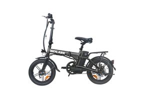 NAKTO 16 Inch Skylark Black Folding Electric Bicycle 