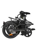 NAKTO 16 Inch Skylark Black Folding Electric Bicycle - Folded View