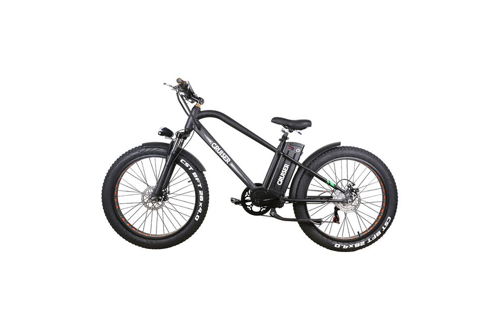 NAKTO 26 inch Super Cruiser Fat-Tire 500W Electric Bike