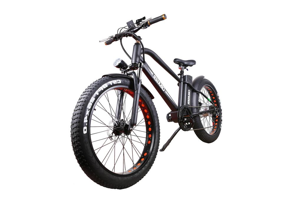 NAKTO 26 Inch Super Cruiser Fat-Tire 500W Electric Bike - Alternate View