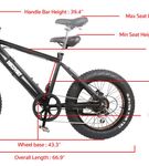 NAKTO 20 Inch Discovery Fat-Tire Electric Bike - Specs