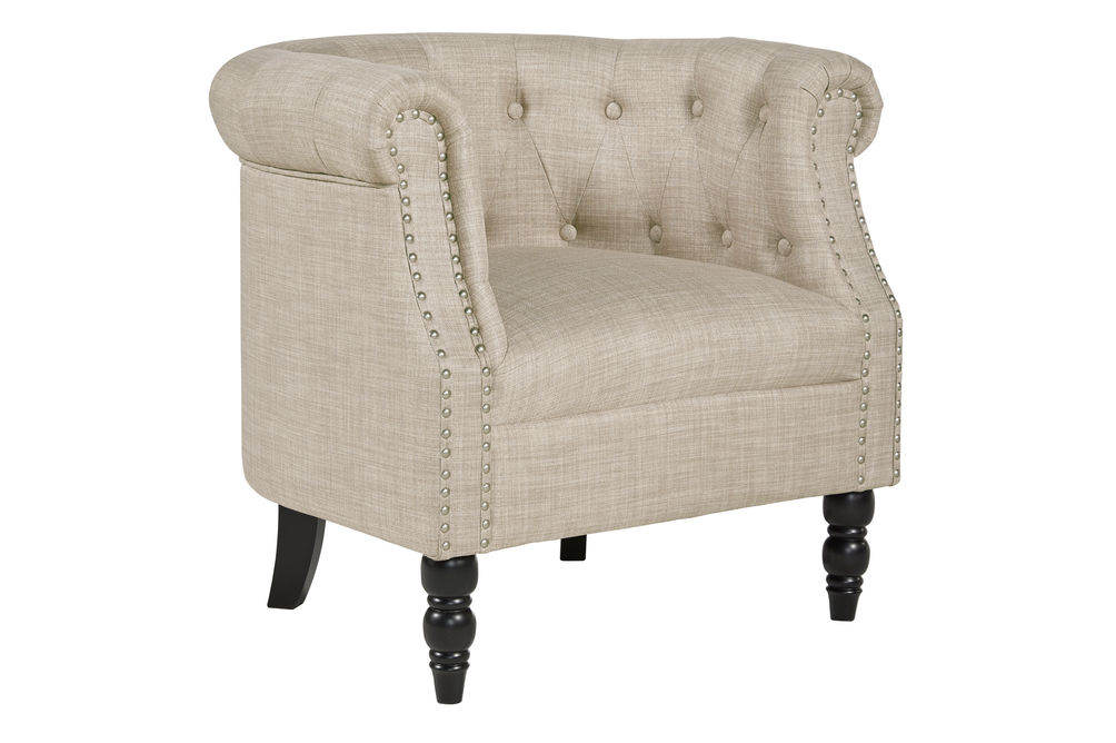 Signature Design by Ashley Deaza Beige Accent Chair
