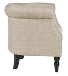 Signature Design by Ashley Deaza Beige Accent Chair - Side View