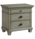 Elements Furniture Crawford 4-Piece Queen Bedroom Set- Nightstand