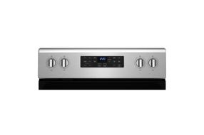 Whirlpool Stainless 5.3 Cu. Ft. Electric Range with 5-in-1 Air Fry Oven - Control Panel