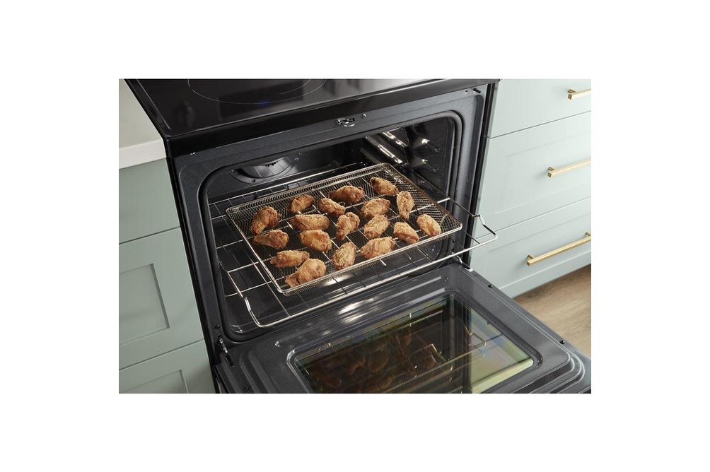 Whirlpool Stainless 5.3 Cu. Ft. Electric Range with 5-in-1 Air Fry Ove - Alternate Image