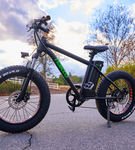 NAKTO 20 Inch Black Mini Cruiser Fat Tire Electric Bike - Alternate Bike Image