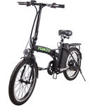 NAKTO 20 Inch Fashion Black Folding Electric Bicycle - Side View