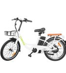 NAKTO 20 inch Pony White City Cargo Electric Bike