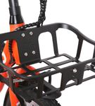 NAKTO 20 Inch Pony Orange City Cargo Electric Bike - Removable Front Basket