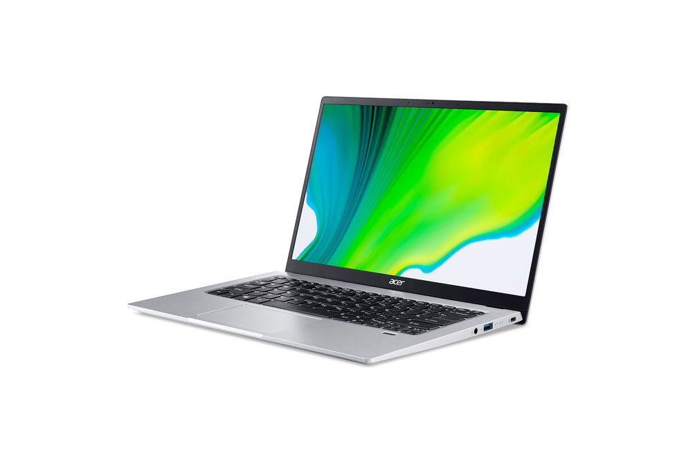 Acer 14 Inch Swift 1 Intel Celeron N4500 Dual-Core Processor Laptop -  Side Angle View