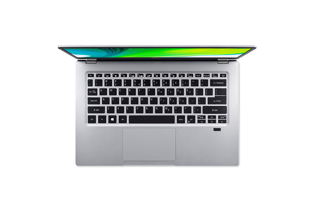 Acer 14 Inch Swift 1 Intel Celeron N4020 Laptop - Keyboard View
