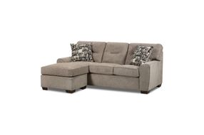 Lane Furniture Driscoll-Cappuccino Sofa Chaise - Side Angle View