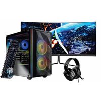 Skytech 29 Inch Chronos Mini AMD Ryzen 5-5600G Gaming Desktop Bundle