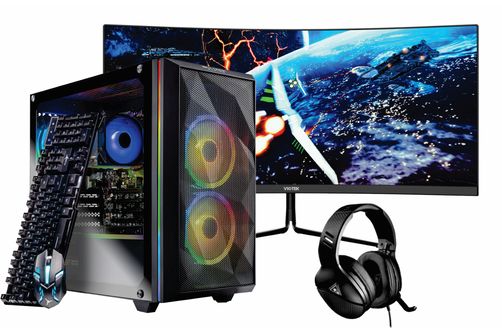 Skytech 29 Inch Chronos Mini AMD Ryzen 5-5600G Gaming Desktop Bundle