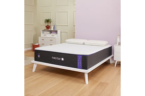 Nectar Premier 13 inch Twin Gel Memory Foam Mattress - Sample Room Angle View