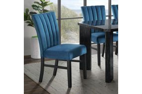 Elements Furniture Bellini 5-Piece Dining Room Set with Blue Chairs