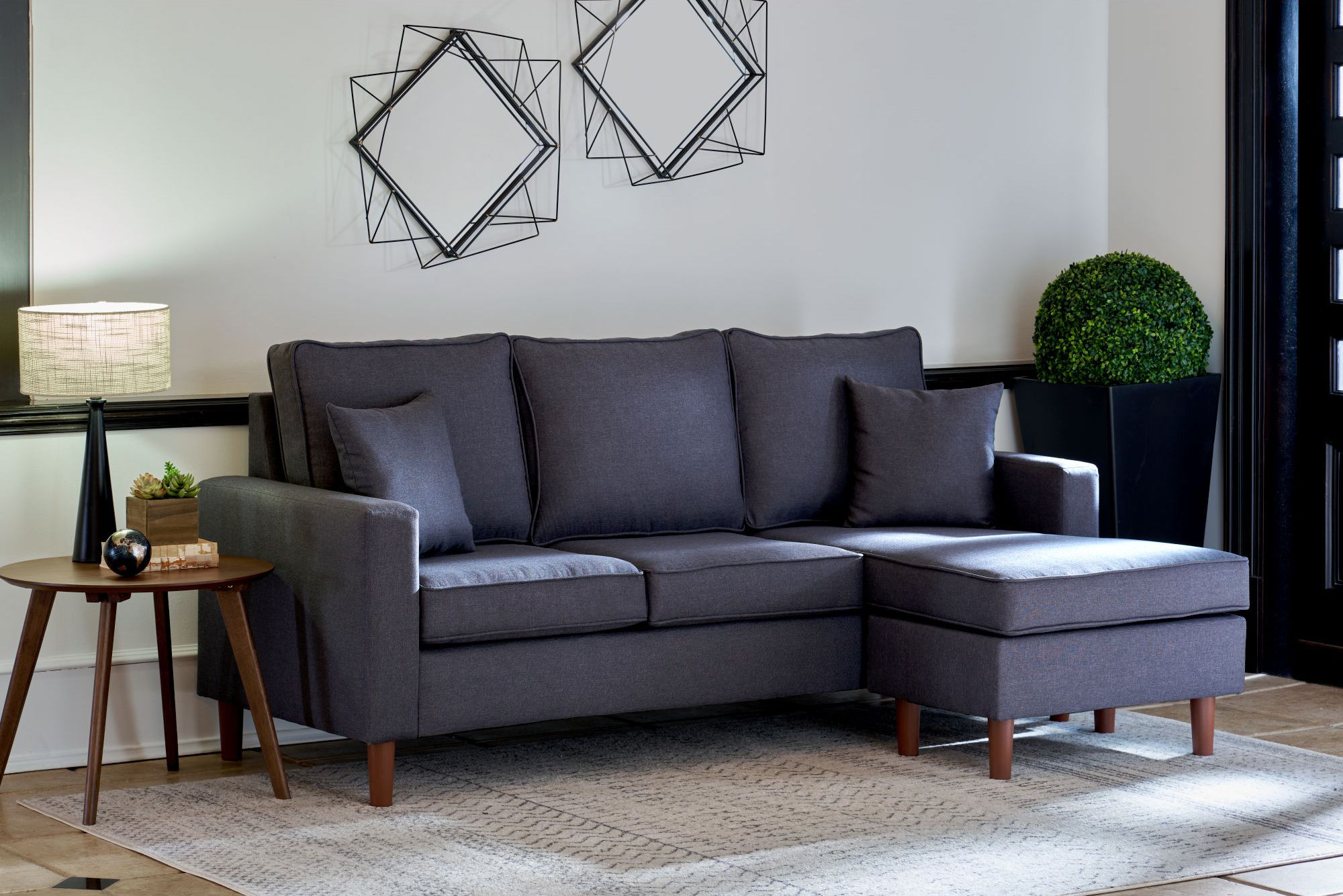 Elements Mini 2-Piece Rent Sectional at Volaris Rent-A-Center