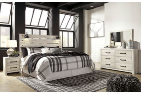 Signature Design by Ashley Cambeck 4-Piece King Bedroom Set - Sample Room View