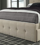 Signature Design by Ashley Gladdinson Queen Upholstered Storage Bed - Footboard