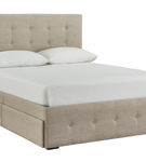 Signature Design by Ashley Gladdinson Queen Upholstered Storage Bed