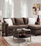 Elements Furniture Rockdale 2-Piece Mini Sectional - Sample Room View