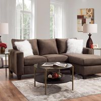 Elements Furniture Rockdale 2-Piece Mini Sectional - Sample Room View