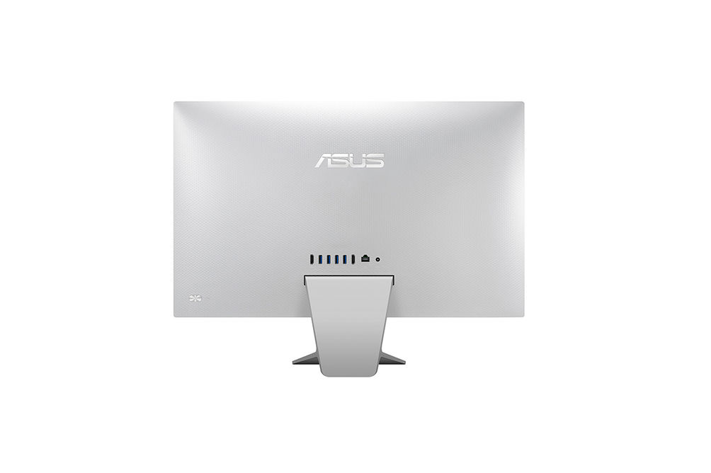 Asus 23.8 Inch V241 AIO Pentium 7505 Desktop - Silver - Back View