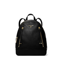 Michael Kors Brooklyn Medium Backpack- Black