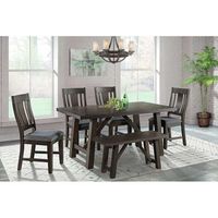 Elements 6-Piece Cash Dining Room Set- Sample Room View