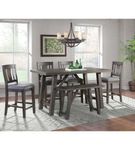 Elements Furniture Cash 6-Piece Counter Height Dining Set