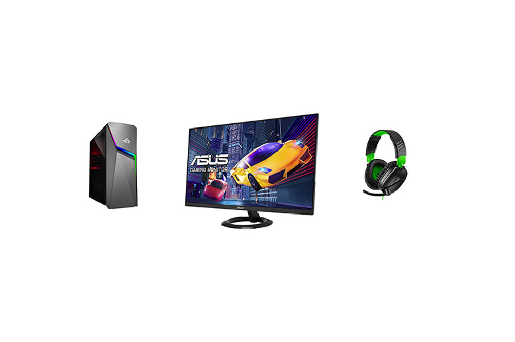 ASUS ROG GD10K AMD Ryzen 5 3400G Desktop Gaming Bundle