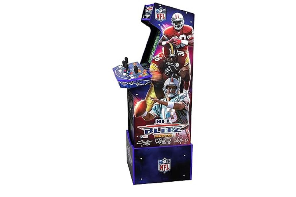 Arcade1Up NFL Blitz Legends Arcade Gaming Cabinet - Side View