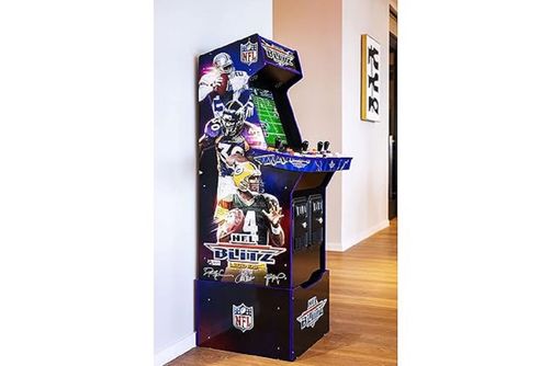 Arcade1Up NFL Blitz Legends Arcade Gaming Cabinet - Lifestyle Image