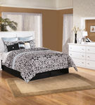 Signature Design by Ashley Bostwick Shoals-White 4-Piece Queen Panel Bedroom Set - Sample Room View