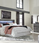 Signature Design by Ashley Baystorm 4-Piece King Panel Bedroom Set  - Sample Room View