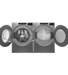 Whirlpool Chrome Shadow 4.5 Cu. Ft. Front Load Washer and 7.4 Cu. Ft. Electric Wrinkle Shield Dryer Pair - Interior View