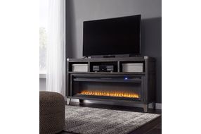 Signature Design by Ashley Todoe 65 Inch Electric Fireplace TV Stand - Sample Room View