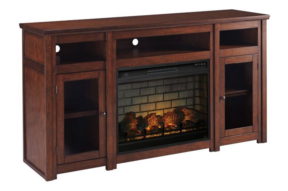 Signature Design by Ashley Harpan 72 Inch Electric Fireplace TV Stand