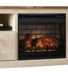 Signature Design by Ashley Willowton 64 Inch TV Stand with Electric Fireplace