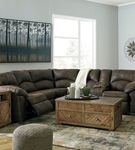 Signature Design by Ashley Tambo-Canyon 2-Piece Manual Reclining Sectional - Sample Room View