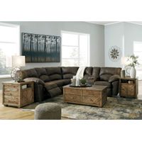 Signature Design by Ashley Tambo-Canyon 2-Piece Manual Reclining Sectional - Sample Room View