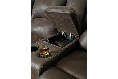 Signature Design by Ashley Tambo-Canyon 2-Piece Manual Reclining Sectional - Console