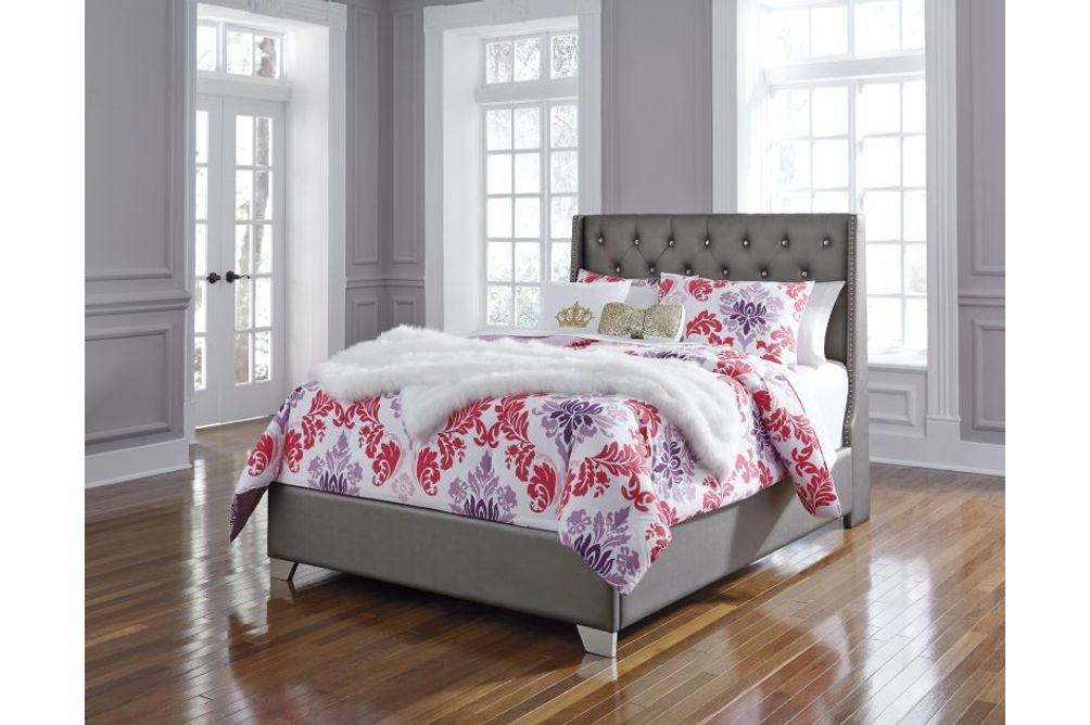Signature Design by Ashley Coralayne Queen Upholstered Bed- Sample Room View